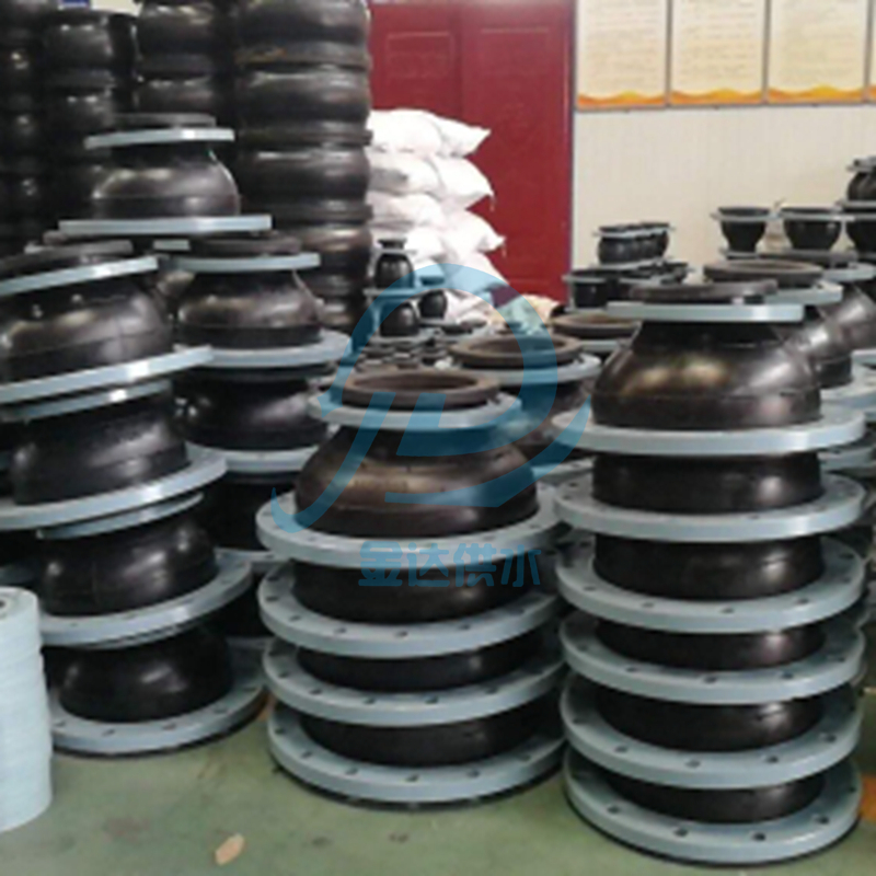 我司為百色（sè）市生活汙水處理廠供橡膠接頭